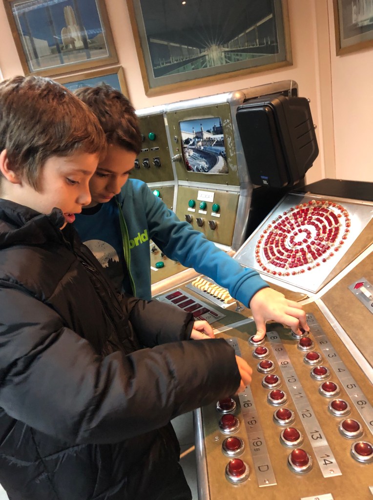 Panell control Font Màgica Montjuic